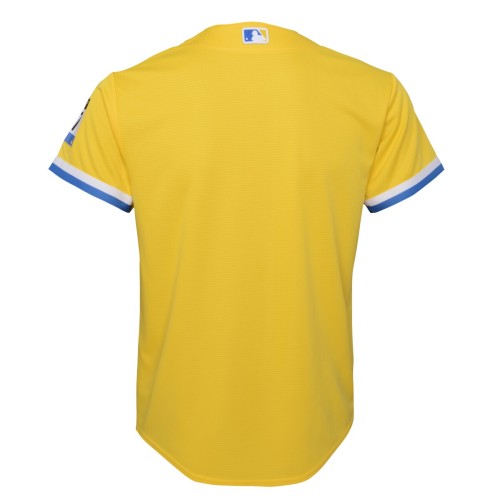 Boston Red Sox Nike Youth City Connect Replica Team Jersey - Gold/Light Blue Boston Red Sox Nike Youth City Connect Replica Team Jersey - Gold/Light Blue