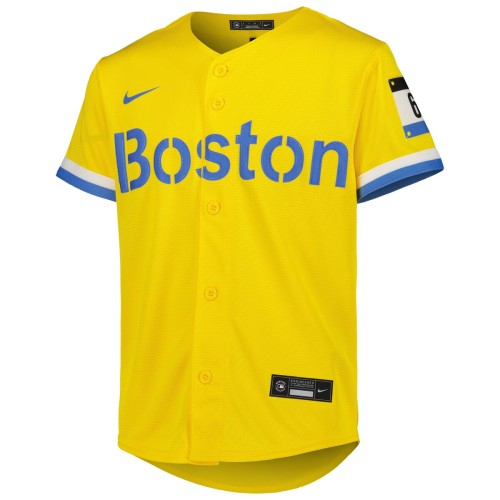 Trevor Story Boston Red Sox Nike Youth City Connect Replica Player Jersey - Gold Trevor Story Boston Red Sox Nike Youth City Connect Replica Player Jersey - Gold