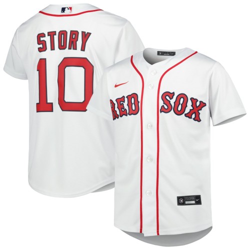 Trevor Story Boston Red Sox Nike Youth Alternate Replica Player Jersey - White Trevor Story Boston Red Sox Nike Youth Alternate Replica Player Jersey - White
