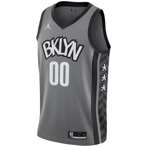 Brooklyn Nets Jordan Brand Swingman Custom Jersey - Statement Edition - Gray Brooklyn Nets Jordan Brand Swingman Custom Jersey - Statement Edition - Gray