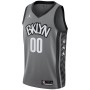 Brooklyn Nets Jordan Brand Swingman Custom Jersey - Statement Edition - Gray Brooklyn Nets Jordan Brand Swingman Custom Jersey - Statement Edition - Gray