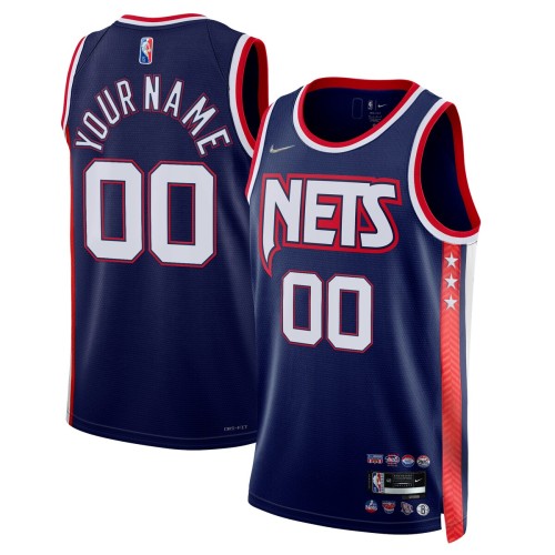 Brooklyn Nets Nike 2021/22 Swingman Custom Jersey - City Edition - Navy Brooklyn Nets Nike 2021/22 Swingman Custom Jersey - City Edition - Navy