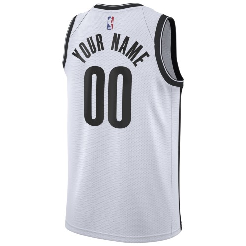 Brooklyn Nets Nike 2020/21 Swingman Custom Jersey - Association Edition - White Brooklyn Nets Nike 2020/21 Swingman Custom Jersey - Association Edition - White