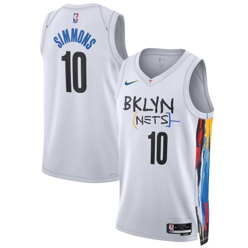 Ben Simmons Brooklyn Nets Nike Unisex 2022/23 Swingman Jersey - City Edition - White Ben Simmons Brooklyn Nets Nike Unisex 2022/23 Swingman Jersey - City Edition - White