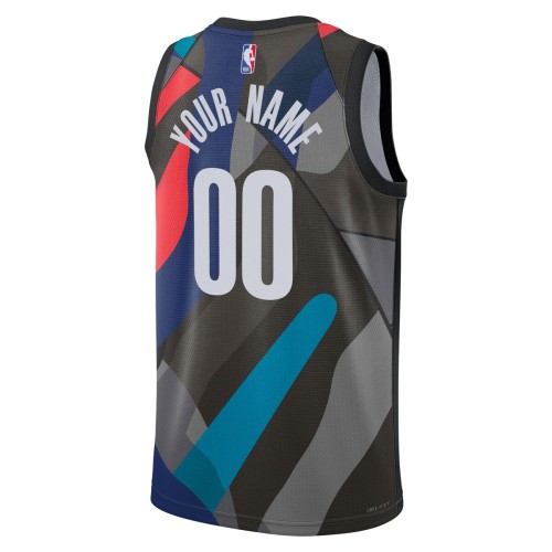 Brooklyn Nets Nike Unisex 2023/24 Custom Swingman Jersey - Black - City Edition Brooklyn Nets Nike Unisex 2023/24 Custom Swingman Jersey - Black - City Edition