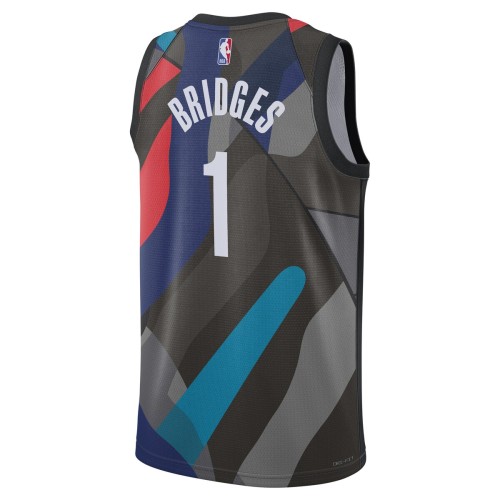 Mikal Bridges Brooklyn Nets Nike Unisex 2023/24 Swingman Jersey - Black - City Edition Mikal Bridges Brooklyn Nets Nike Unisex 2023/24 Swingman Jersey - Black - City Edition