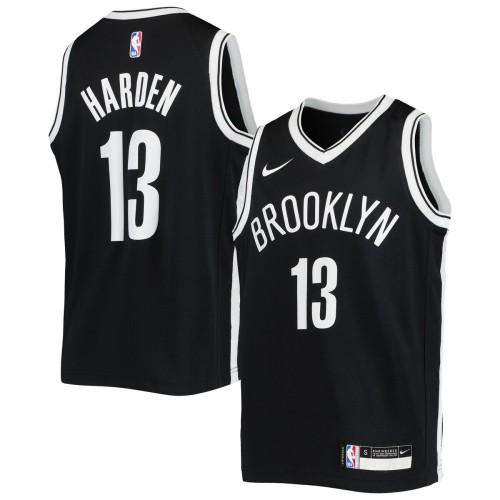 James Harden Brooklyn Nets Nike Youth 2020/21 Swingman Jersey - Black - Icon Edition James Harden Brooklyn Nets Nike Youth 2020/21 Swingman Jersey - Black - Icon Edition