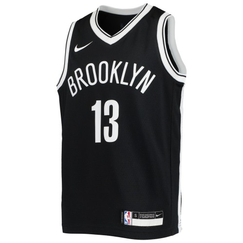 James Harden Brooklyn Nets Nike Youth 2020/21 Swingman Jersey - Black - Icon Edition James Harden Brooklyn Nets Nike Youth 2020/21 Swingman Jersey - Black - Icon Edition