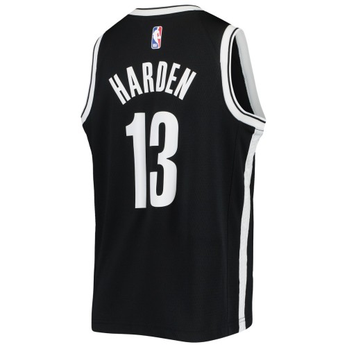 James Harden Brooklyn Nets Nike Youth 2020/21 Swingman Jersey - Black - Icon Edition James Harden Brooklyn Nets Nike Youth 2020/21 Swingman Jersey - Black - Icon Edition