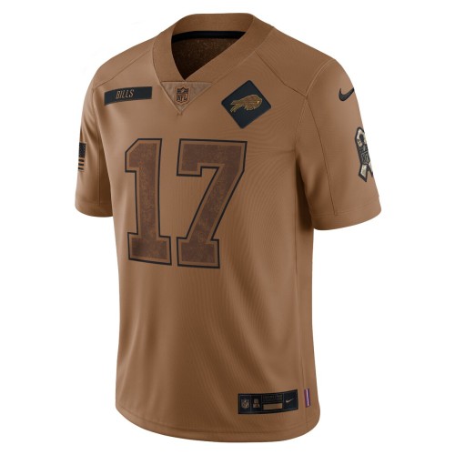 Josh Allen Buffalo Bills Nike 2023 Salute To Service Limited Jersey - Brown Josh Allen Buffalo Bills Nike 2023 Salute To Service Limited Jersey - Brown