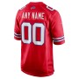 Buffalo Bills Nike Alternate Custom Game Jersey - Red Buffalo Bills Nike Alternate Custom Game Jersey - Red