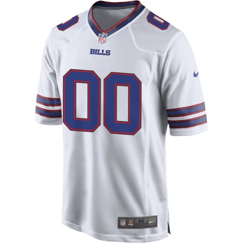 Buffalo Bills Nike Custom Game Jersey - White Buffalo Bills Nike Custom Game Jersey - White