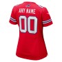 Buffalo Bills Nike Women's Alternate Custom Game Jersey - Red Buffalo Bills Nike Women's Alternate Custom Game Jersey - Red