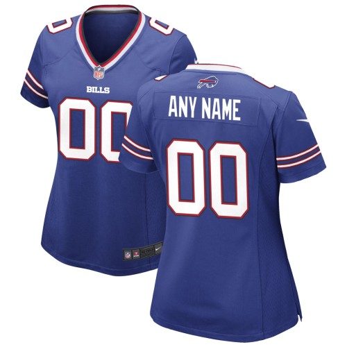 Buffalo Bills Nike Women's Custom Game Jersey - Royal Buffalo Bills Nike Women's Custom Game Jersey - Royal