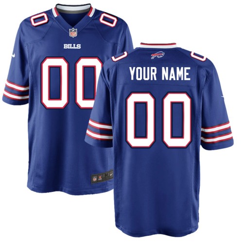 Buffalo Bills Nike Youth Custom Game Jersey - Royal Buffalo Bills Nike Youth Custom Game Jersey - Royal