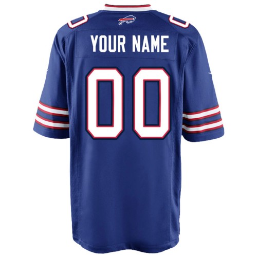 Buffalo Bills Nike Youth Custom Game Jersey - Royal Buffalo Bills Nike Youth Custom Game Jersey - Royal