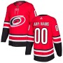 Carolina Hurricanes adidas Authentic Custom Jersey - Red Carolina Hurricanes adidas Authentic Custom Jersey - Red