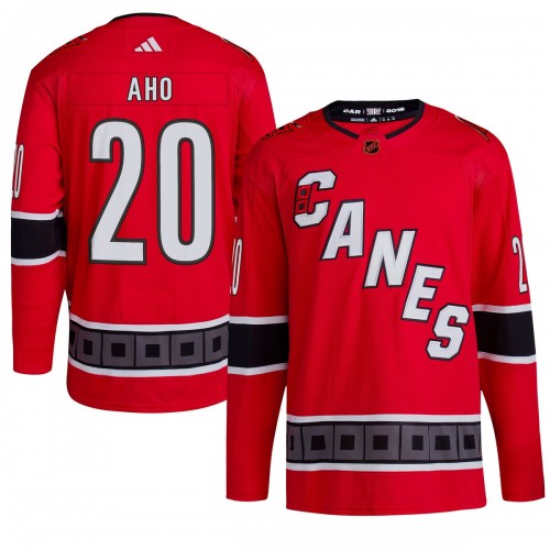 Sebastian Aho Carolina Hurricanes adidas Reverse Retro 2.0 Authentic Player Jersey - Red Sebastian Aho Carolina Hurricanes adidas Reverse Retro 2.0 Authentic Player Jersey - Red