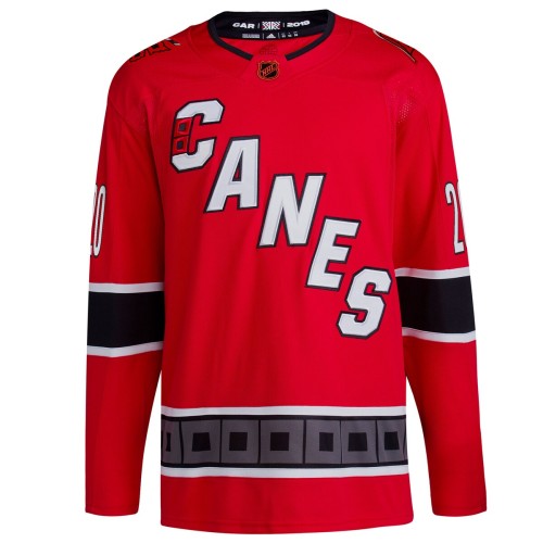 Sebastian Aho Carolina Hurricanes adidas Reverse Retro 2.0 Authentic Player Jersey - Red Sebastian Aho Carolina Hurricanes adidas Reverse Retro 2.0 Authentic Player Jersey - Red