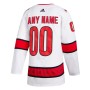 Carolina Hurricanes adidas 2020/21 Away Custom Authentic Jersey - White Carolina Hurricanes adidas 2020/21 Away Custom Authentic Jersey - White