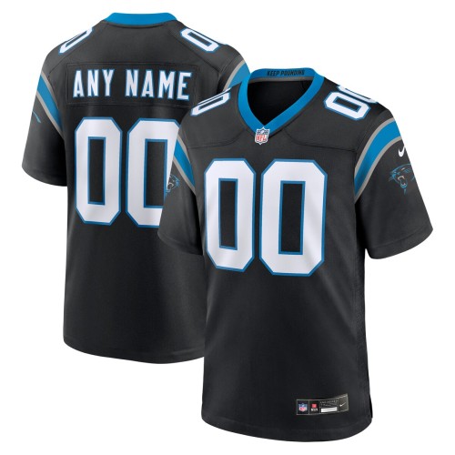 Carolina Panthers Nike Custom Game Jersey - Black Carolina Panthers Nike Custom Game Jersey - Black