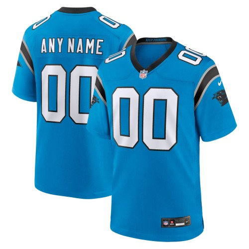 Carolina Panthers Nike Alternate Custom Game Jersey - Blue Carolina Panthers Nike Alternate Custom Game Jersey - Blue