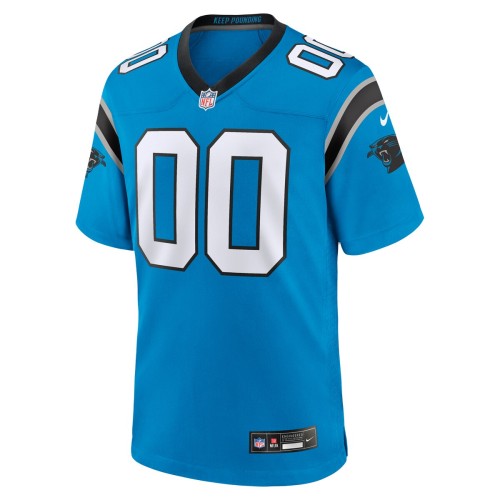 Carolina Panthers Nike Alternate Custom Game Jersey - Blue Carolina Panthers Nike Alternate Custom Game Jersey - Blue