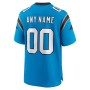 Carolina Panthers Nike Alternate Custom Game Jersey - Blue Carolina Panthers Nike Alternate Custom Game Jersey - Blue