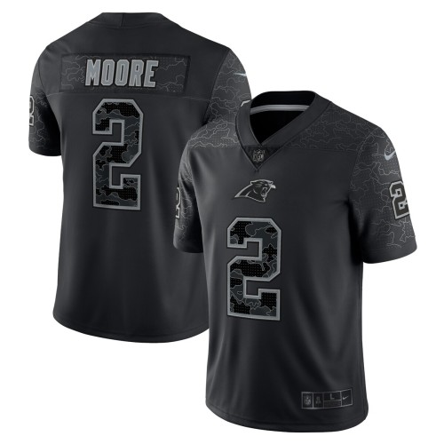 D.J. Moore Carolina Panthers Nike RFLCTV Limited Jersey - Black D.J. Moore Carolina Panthers Nike RFLCTV Limited Jersey - Black