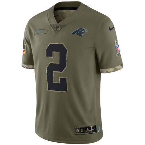 D.J. Moore Carolina Panthers Nike 2022 Salute To Service Limited Jersey - Olive D.J. Moore Carolina Panthers Nike 2022 Salute To Service Limited Jersey - Olive