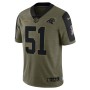 Sam Mills Carolina Panthers Nike 2021 Salute To Service Retired Player Limited Jersey - Olive Sam Mills Carolina Panthers Nike 2021 Salute To Service Retired Player Limited Jersey - Olive