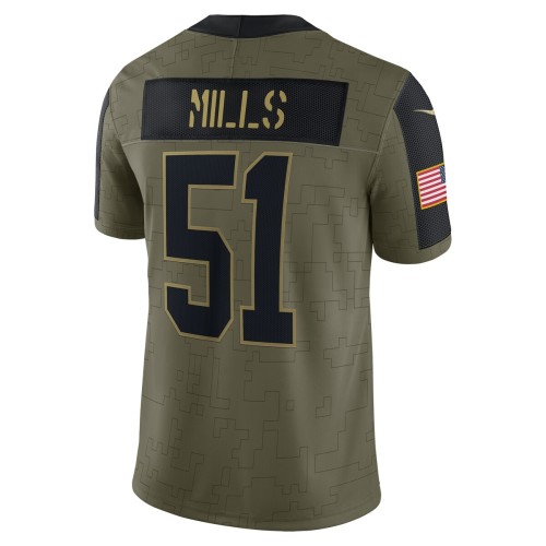 Sam Mills Carolina Panthers Nike 2021 Salute To Service Retired Player Limited Jersey - Olive Sam Mills Carolina Panthers Nike 2021 Salute To Service Retired Player Limited Jersey - Olive