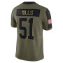 Sam Mills Carolina Panthers Nike 2021 Salute To Service Retired Player Limited Jersey - Olive Sam Mills Carolina Panthers Nike 2021 Salute To Service Retired Player Limited Jersey - Olive