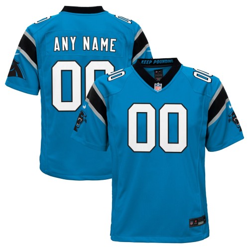 Carolina Panthers Nike Youth Alternate Custom Game Jersey - Blue Carolina Panthers Nike Youth Alternate Custom Game Jersey - Blue