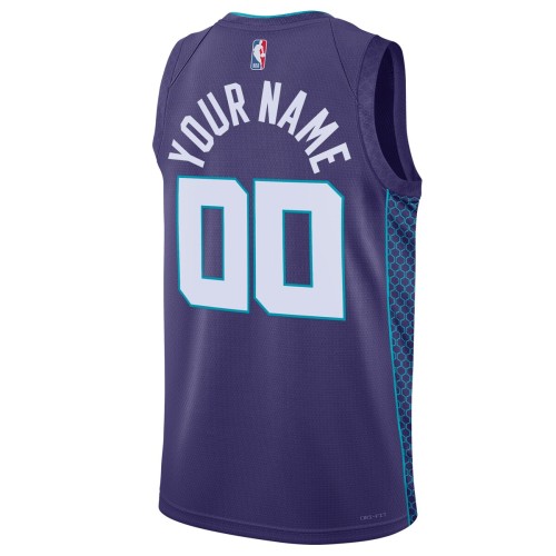 Charlotte Hornets Jordan Brand Unisex 2022/23 Swingman Custom Jersey - Statement Edition - Teal Charlotte Hornets Jordan Brand Unisex 2022/23 Swingman Custom Jersey - Statement Edition - Teal