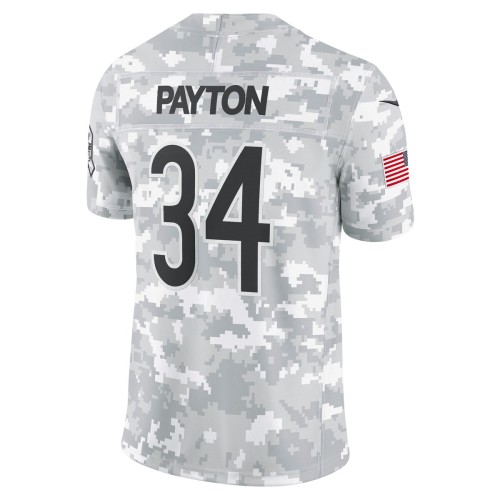 Walter Payton Chicago Bears Nike 2024 Salute to Service Retired Player Limited Jersey - Arctic Camo Walter Payton Chicago Bears Nike 2024 Salute to Service Retired Player Limited Jersey - Arctic Camo