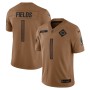 Justin Fields Chicago Bears Nike 2023 Salute To Service Limited Jersey - Brown Justin Fields Chicago Bears Nike 2023 Salute To Service Limited Jersey - Brown