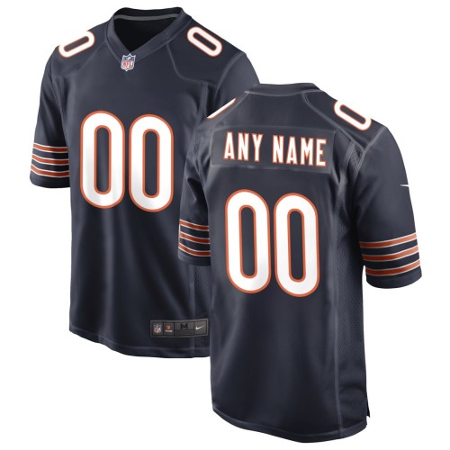 Chicago Bears Nike Custom Game Jersey - Navy Chicago Bears Nike Custom Game Jersey - Navy