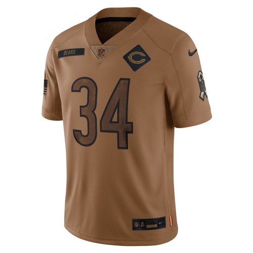Walter Payton Chicago Bears Nike 2023 Salute To Service Retired Player Limited Jersey - Brown Walter Payton Chicago Bears Nike 2023 Salute To Service Retired Player Limited Jersey - Brown