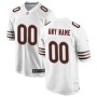 Chicago Bears Nike Custom Game Jersey - White Chicago Bears Nike Custom Game Jersey - White