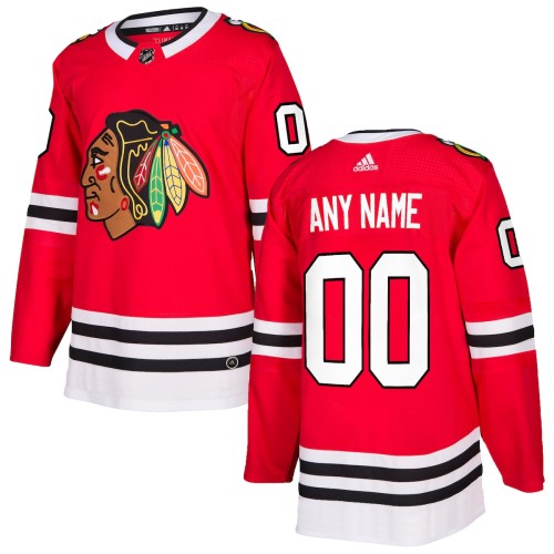 Chicago Blackhawks adidas Authentic Custom Jersey - Red Chicago Blackhawks adidas Authentic Custom Jersey - Red