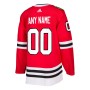 Chicago Blackhawks adidas Authentic Custom Jersey - Red Chicago Blackhawks adidas Authentic Custom Jersey - Red