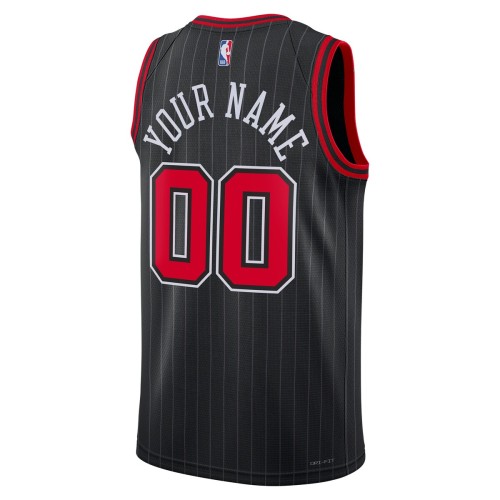 Chicago Bulls Jordan Brand Unisex 2022/23 Swingman Custom Jersey - Statement Edition - Black Chicago Bulls Jordan Brand Unisex 2022/23 Swingman Custom Jersey - Statement Edition - Black