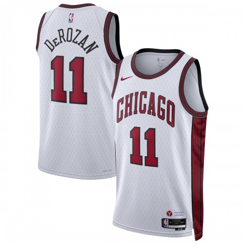 DeMar DeRozan Chicago Bulls Nike Unisex 2022/23 Swingman Jersey - City Edition - White DeMar DeRozan Chicago Bulls Nike Unisex 2022/23 Swingman Jersey - City Edition - White