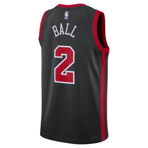 Lonzo Ball Chicago Bulls Nike Unisex 2023/24 Swingman Jersey - Black - City Edition Lonzo Ball Chicago Bulls Nike Unisex 2023/24 Swingman Jersey - Black - City Edition