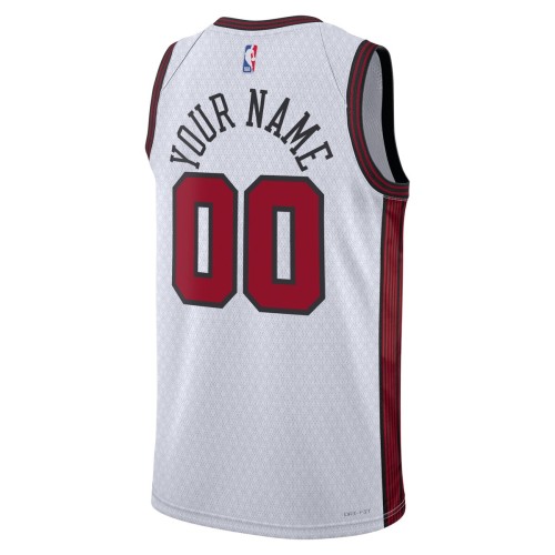 Chicago Bulls Nike Unisex 2022/23 Swingman Custom Jersey - City Edition - White Chicago Bulls Nike Unisex 2022/23 Swingman Custom Jersey - City Edition - White