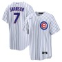 Dansby Swanson Chicago Cubs Nike Home Replica Player Jersey - White/Royal Dansby Swanson Chicago Cubs Nike Home Replica Player Jersey - White/Royal