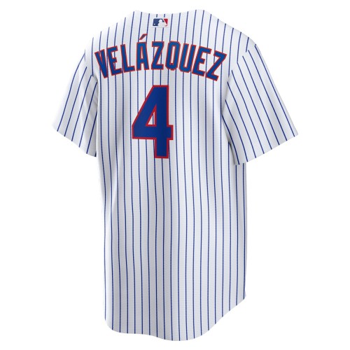 Nelson Velázquez Chicago Cubs Nike Home Replica Player Jersey - White Nelson Velázquez Chicago Cubs Nike Home Replica Player Jersey - White