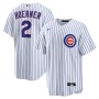 Nico Hoerner Chicago Cubs Nike Replica Player Jersey - White Nico Hoerner Chicago Cubs Nike Replica Player Jersey - White