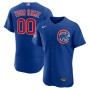 Chicago Cubs Nike Alternate Authentic Custom Jersey - Royal Chicago Cubs Nike Alternate Authentic Custom Jersey - Royal